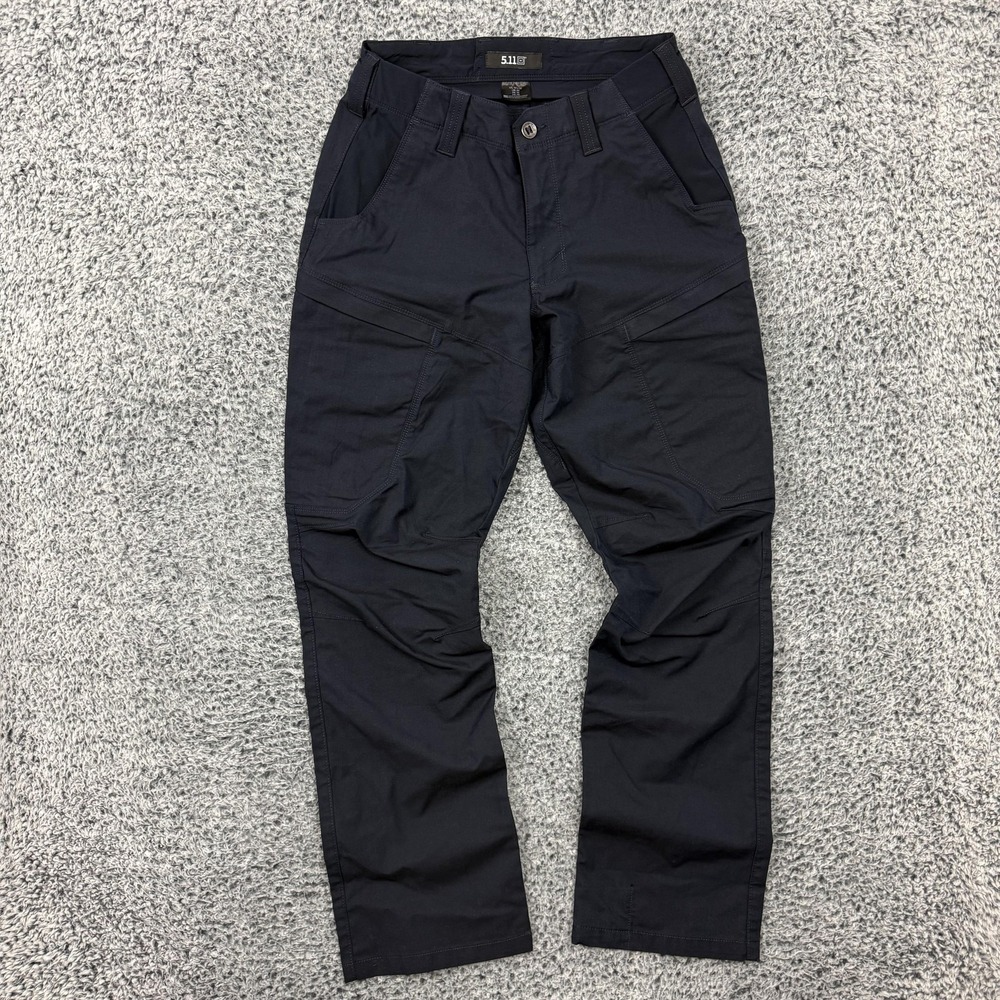5.11 Tactical Pants Mens 30x32 Blue Apex Cargo Canvas Utility Workwear 74434